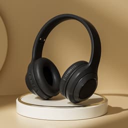 image-Bluetooth Gaming Headset - Black Foldable IPX3