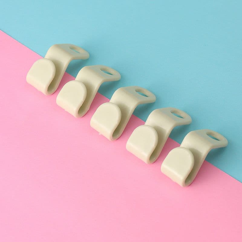 image-Plastic Hanger Hook - Pink 5kg Capacity