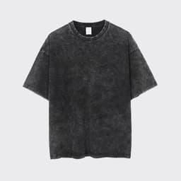 image-Men's Retro Washed Short-Sleeved T-Shirt - Pure Cotton Trendy High-End Spring Top
