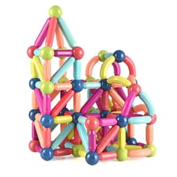 image-Magnetic Building Blocks Set - 26pc Educational Toy Ages 3-6