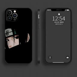 image-iPhone 15 Naruto Cartoon Phone Case - TPU Anti-fall - Black