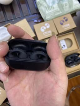 image-Wireless Bluetooth Ear Clip Headset White 5.3