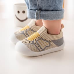 image-Baby Toddler Shoes Non-Slip Soft Mesh Purple Pink