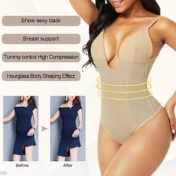 image-SCHUFEJA Tummy Control Bodysuit - Skin Tone XXXL