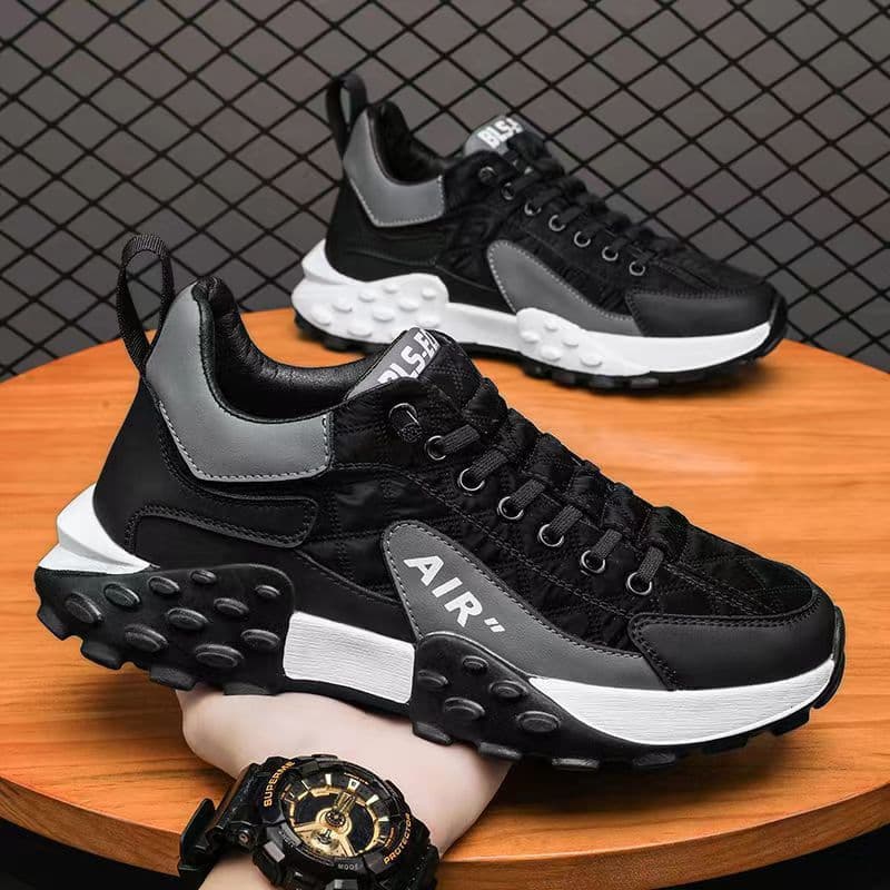image-Cross-border wholesale sneakers 2023 new spring and autumn men's shoes casual breathable sports shoes men's thick-soled dad shoes