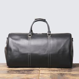 image-Autumn Products Leather Travel Bag - Retro Brown 20-35L