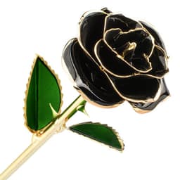 image-Cross-border export 24K gold-plated rose paint flower with gift box Valentine's Day gift factory wholesale