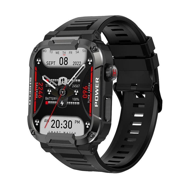 image-Smart MK66 Watch - ArmyGreen 1.85" HD Screen Bluetooth Outdoor Multifunction