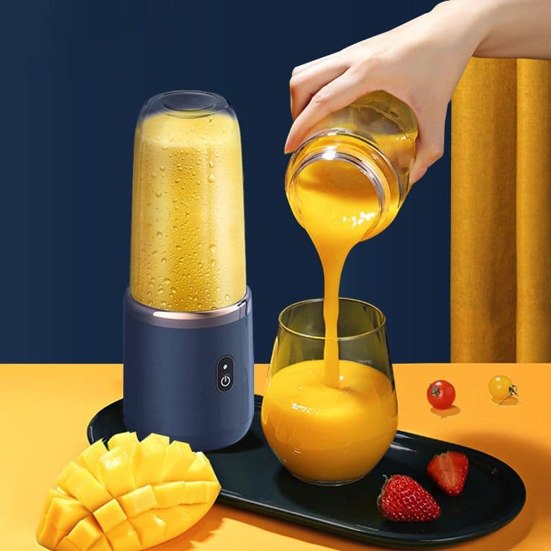 image-Zhigao Portable Juicer Cup 150W Pink Rechargeable