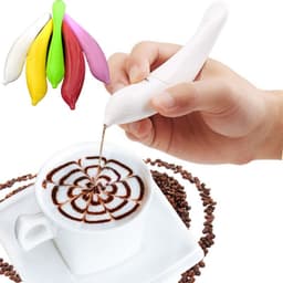 image-DIY Coffee Flavored Carving Pen for Cake Baking Bird Design (69 characters)
