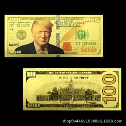 image-Trump Gold Foil Commemorative Card Set