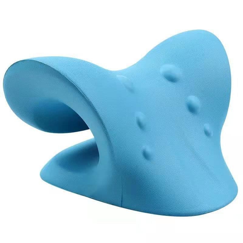 image-Cervical Spine Massage Pillow - Neck & Shoulder Relief, 6 Heads, 5 Gears, EVA Fabric