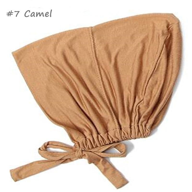 image-New Lycra Scarf - Chocolate - Adjustable Hijab with Shade Function