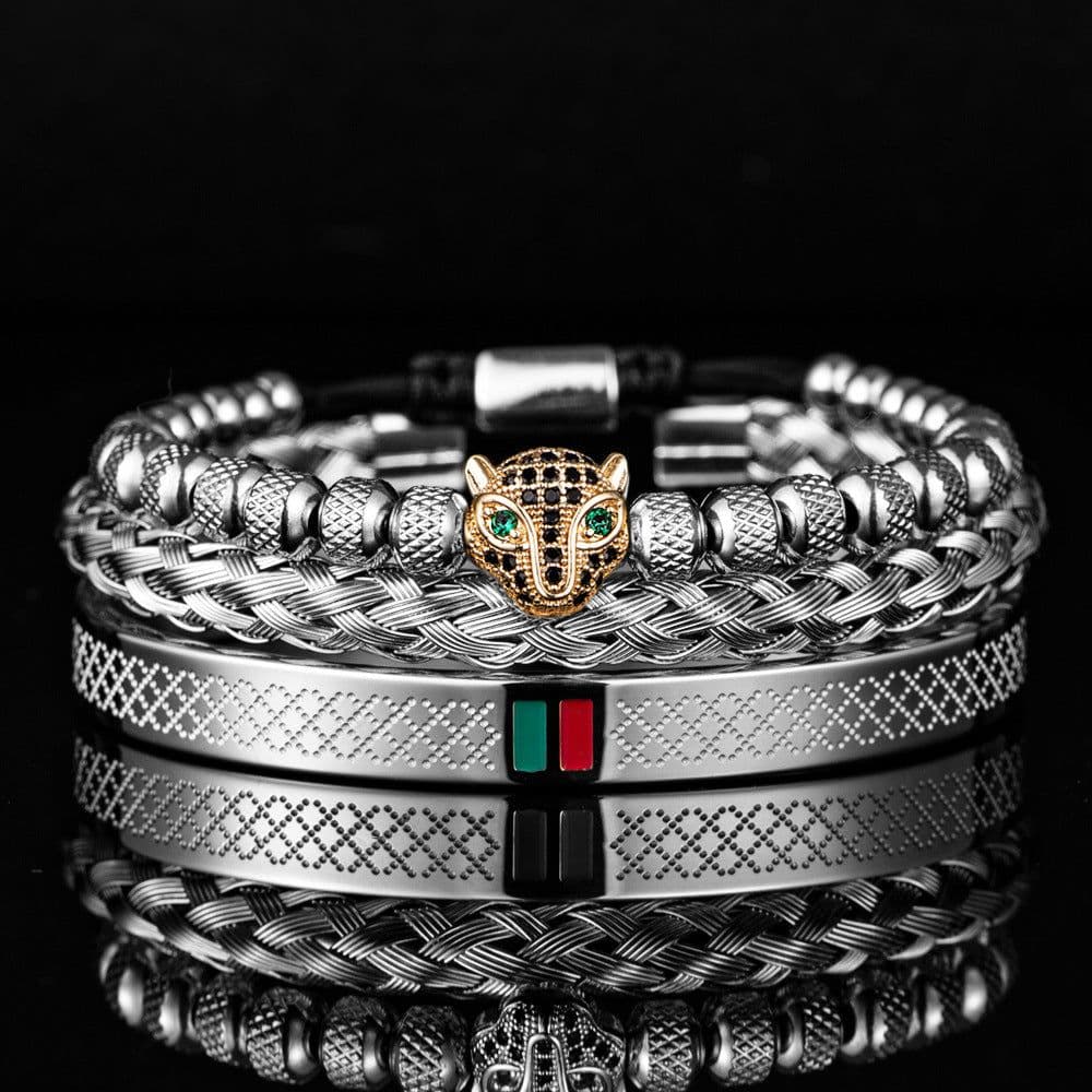 image-Morooki Stainless Steel Bracelet Set - Gold