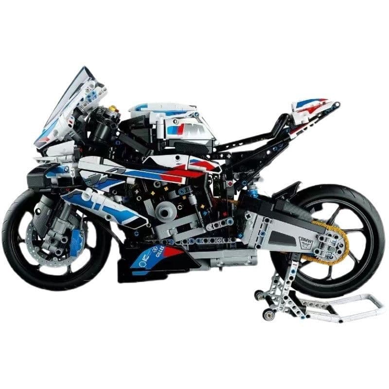image-Compatible with Lego BMW motorcycle M1000RR assembled building blocks toy boy model Ducati birthday gift