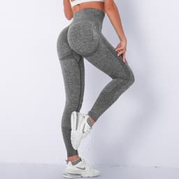 image-COCI Yoga Pants Women High Waist Seamless - Champagne XL