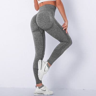 image-COCI Yoga Pants Women High Waist Seamless - Champagne XL