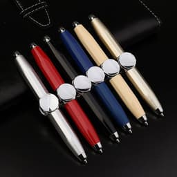 image-Wei Zhuang Fidget Gyro Pen - Black, 10.5*1.5cm Metal, 36g