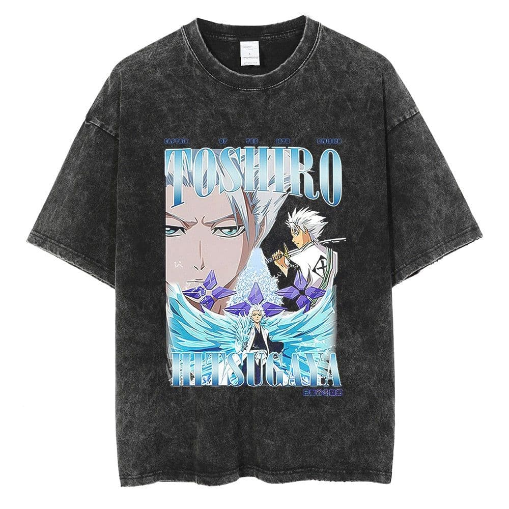 image-Black Cartoon T-Shirt, Breathable, XXXL, Loose Fit, Men's
