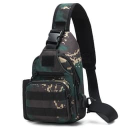 image-Outdoor lure bag messenger bag single shoulder men's camouflage backpack sports multi-function waist bag tactical chest bag slingshot