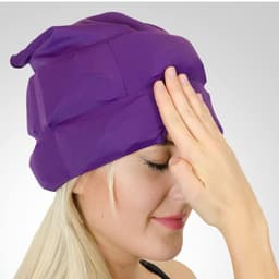 image-Gel Ice Face Cooling Headgear Eye Cap For Headache Relief Cold Therapy