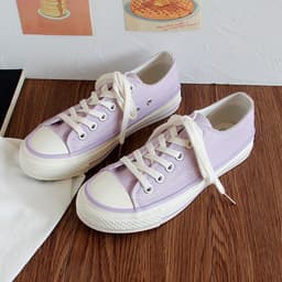 image-Triple vulcanization 1970s classic re-engraved low-cut color canvas shoes female students Korean version 2023 spring board shoes