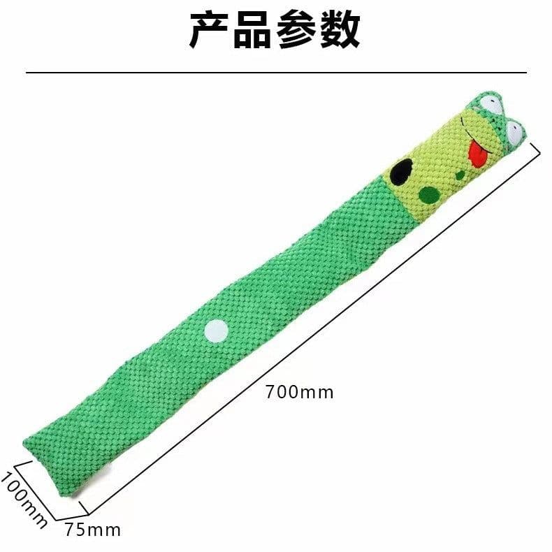 image-Star Leap Plush Dog Toy - Polka Dot Frog Sound