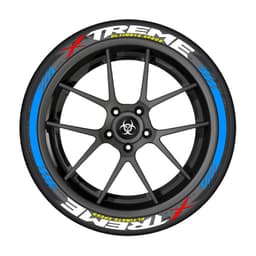 image-XTREME Car Tire Sticker 3D PVC - 1.25"
