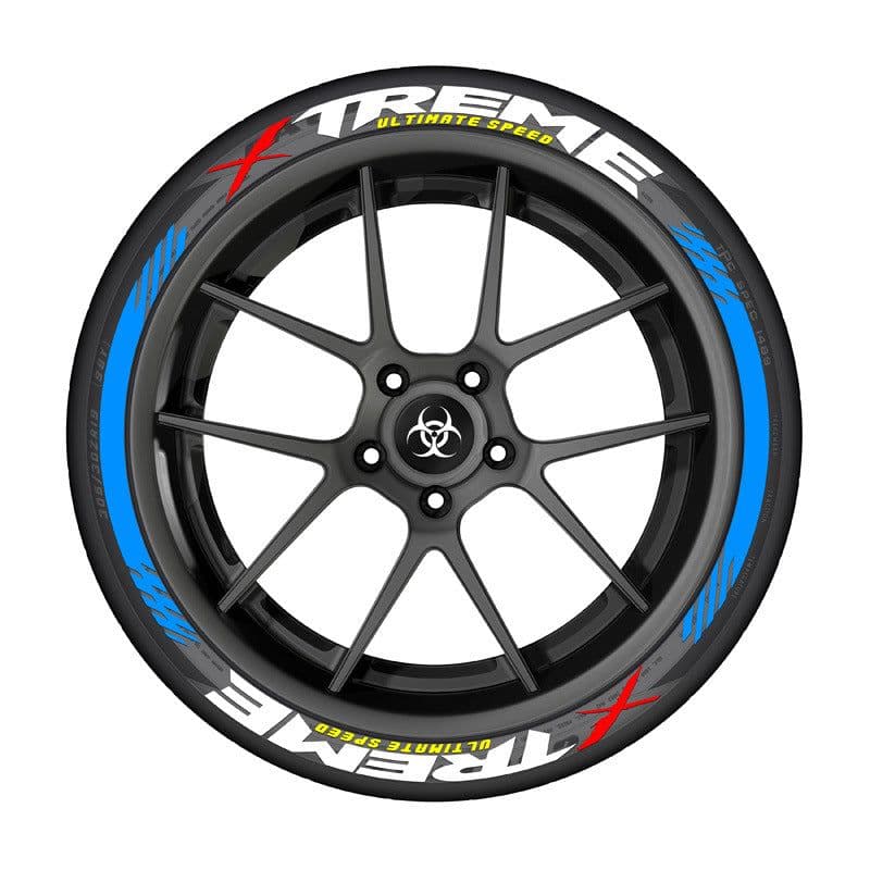 image-XTREME Car Tire Sticker 3D PVC - 1.25"