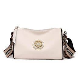 image-Genuine Leather Handbag - Pillow Bag One-Shoulder Black
