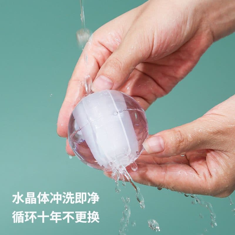 image-Quiet Ball Hair Remover - Pink Gold Reusable