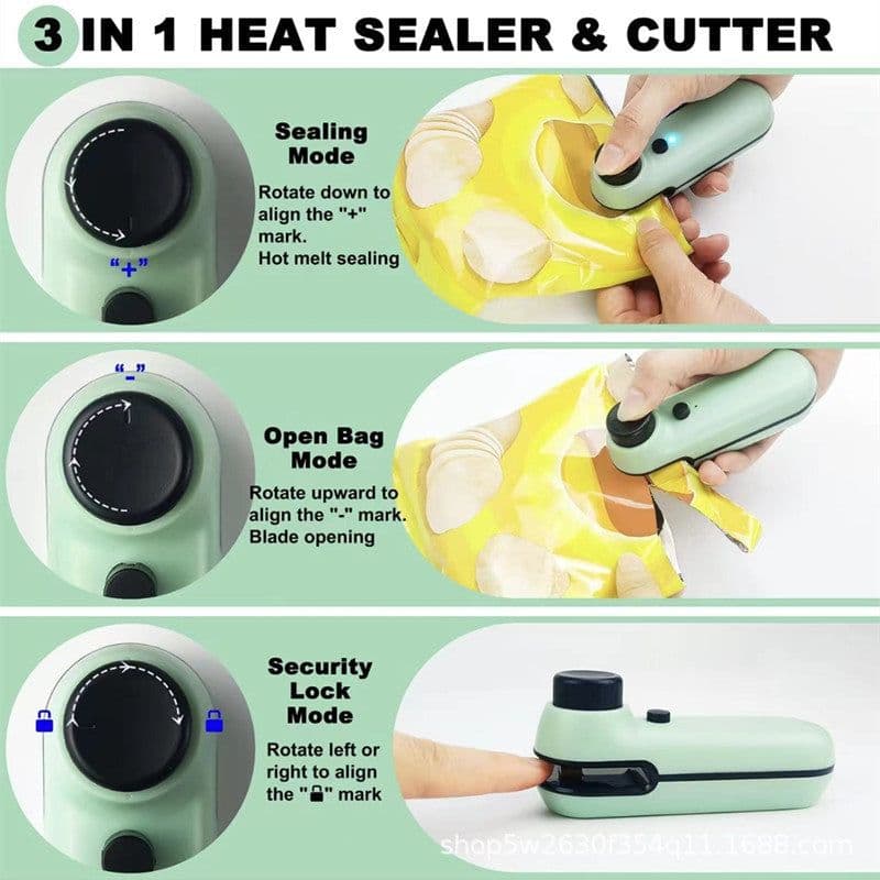 image-Sealing Clip - Obsidian Black W-168 Portable