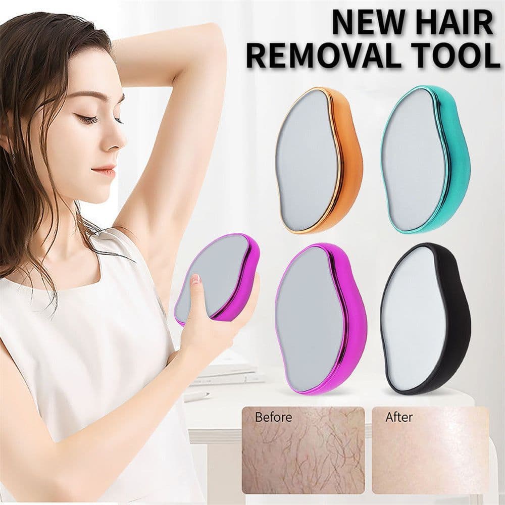 image-Glass Grinder Epilator Exfoliating Beauty Tool - Hair Removal (65 characters)