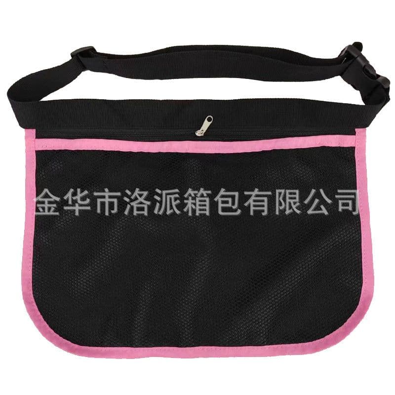 image-Cross-border portable pickleball tennis ball collection bag training sports single large-capacity outdoor waist bag