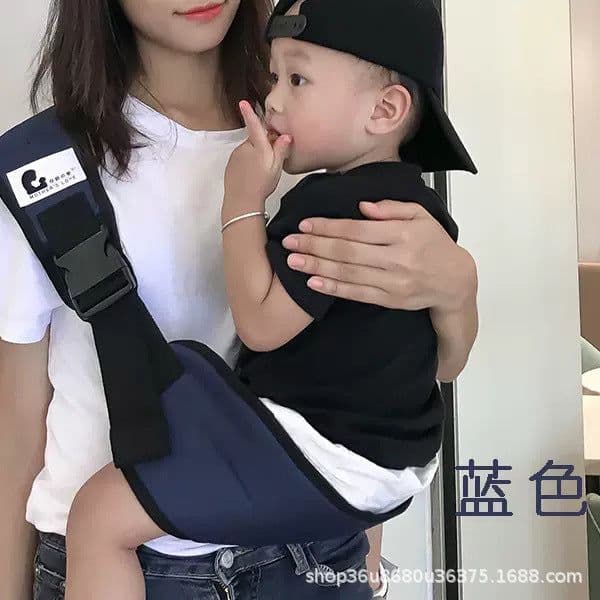 image-Baby Carrier Sling - Black Oxford Cloth
