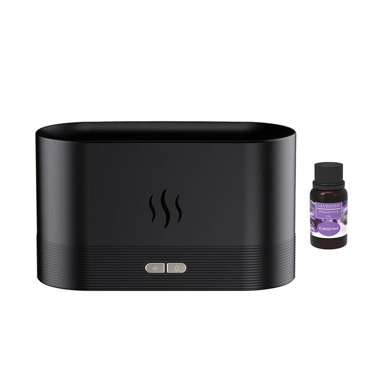 image-USB Flame Aroma Diffuser - Xiangyun White Small Humidifier