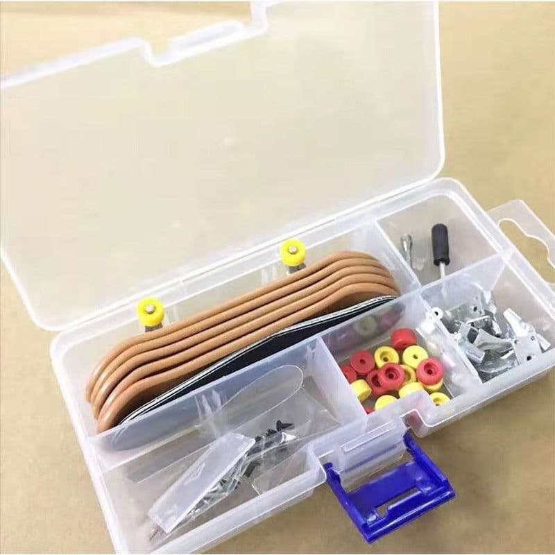 image-Finger Skateboard DIY Toy Set - Plastic Combination Tool - Teens (7-14)