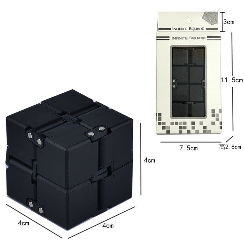 image-Yijie Metal Rubik's Cube - 155g Alloy Flip Toy, Golden Cap, Multi-Cap