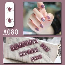 image-Internet celebrity new fake nails wearable nails finished nail patches nail art patches removable nail patches nail art accessories