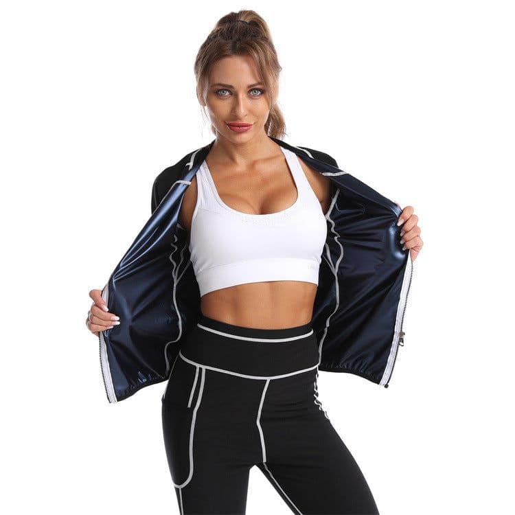 image-Women's Yoga Fitness Sweats - 3XL Silver Spandex