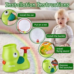 image-Yuan Feng Flying Saucer Toy - Yellow Duck Foot Trample - Boys & Girls, Ages 7-14