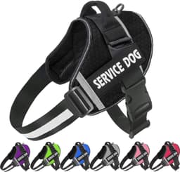 image-Pet Dog Reflective Harness Leash - Pink XXL