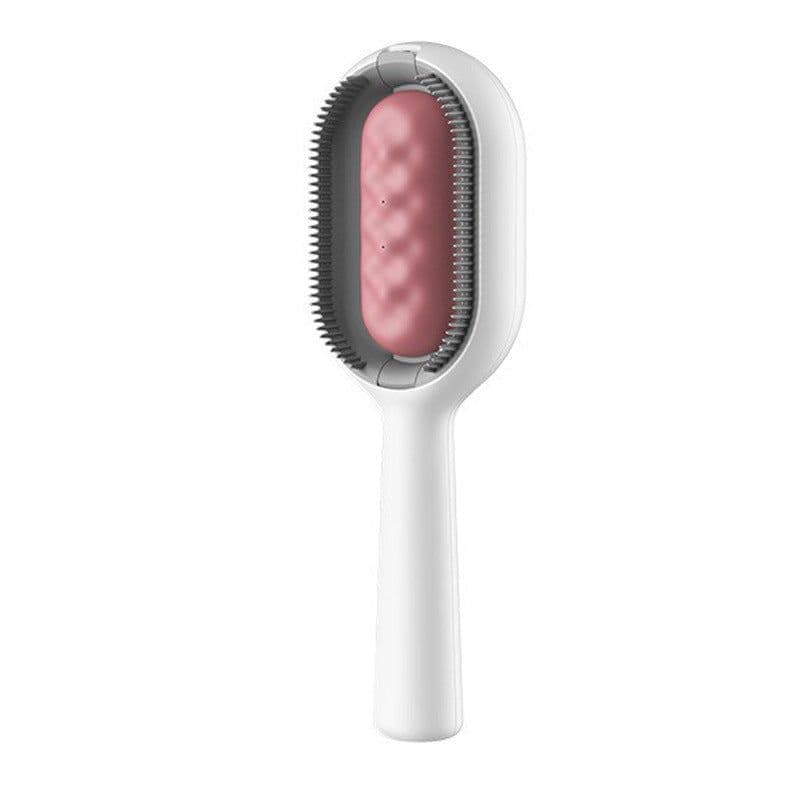image-Pet Comb with Upgraded No-Wash Wipes - Hair Removal Brush