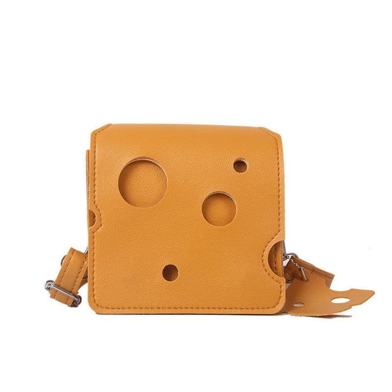 image-Niche Design Mini Cheese Triangle Crossbody Bag