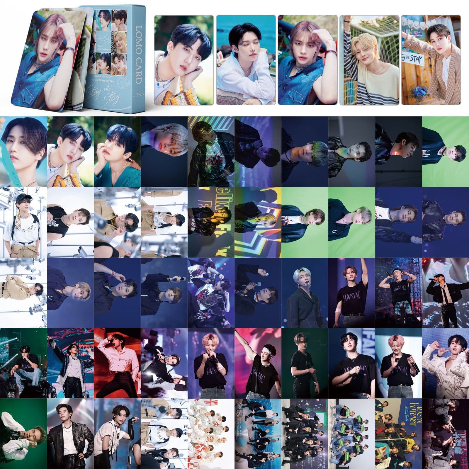 image-Spot 55 Stray Kids cards Stay in STAY small card Fang Can Li Minhao Xu Zhangbin Huang Xuanchen