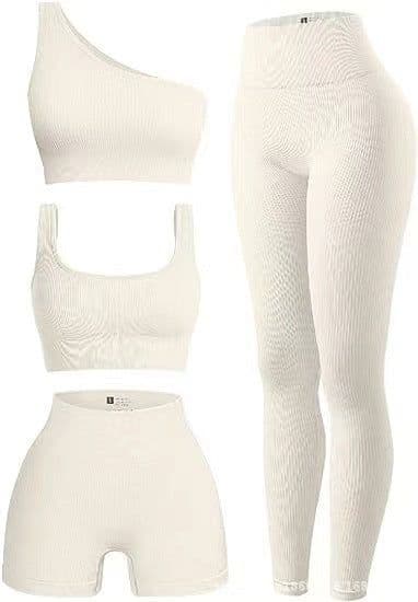 image-Threaded Yoga 4-Piece Set