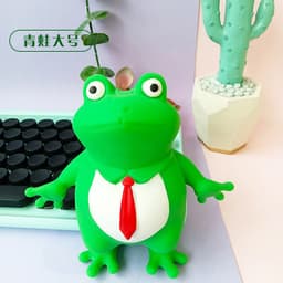 image-New decompression vent toy frog brother frog prince TPR sand pinch music creative gift spot wholesale