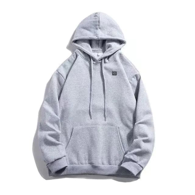 image-New smart usb heating sweatshirt coral velvet five-zone heating suit for men and women same style casual sweatshirt factory direct sale
