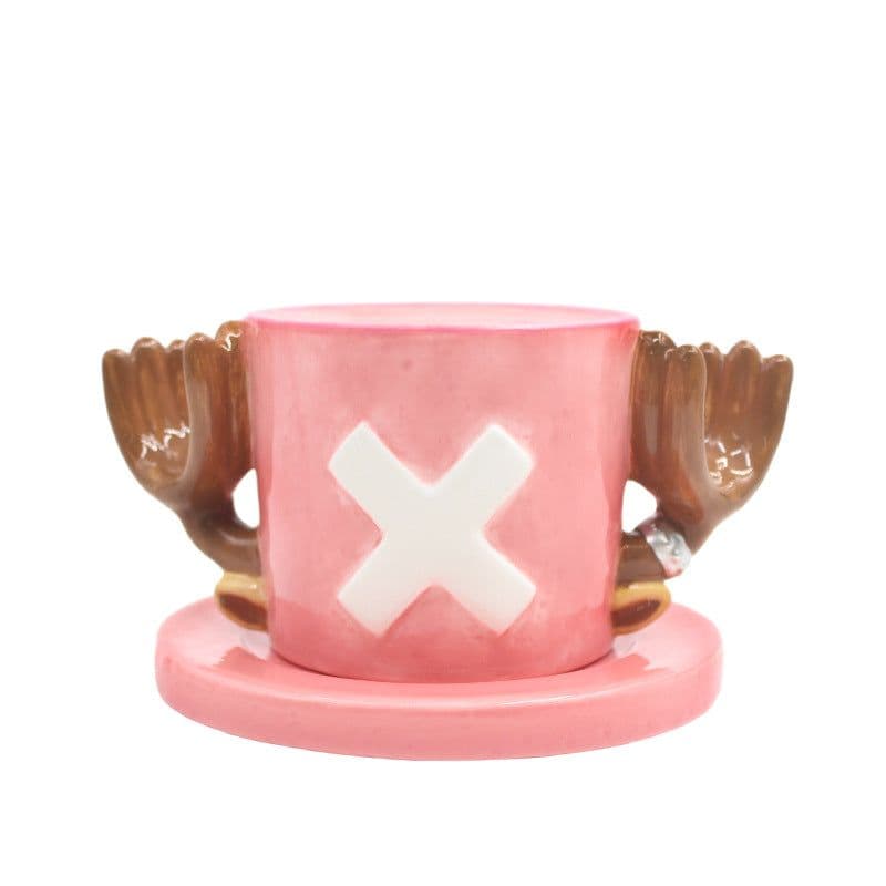image-Creative Ceramic One Piece Mug - Luffy Ace Sabo