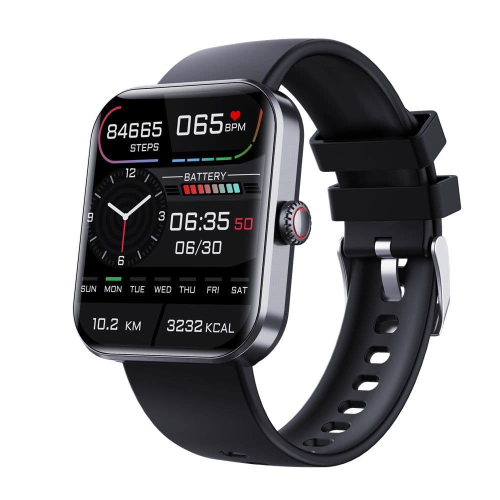 image-F57L Smart Watch - Pink Blood Oxygen Heart Rate Monitor
